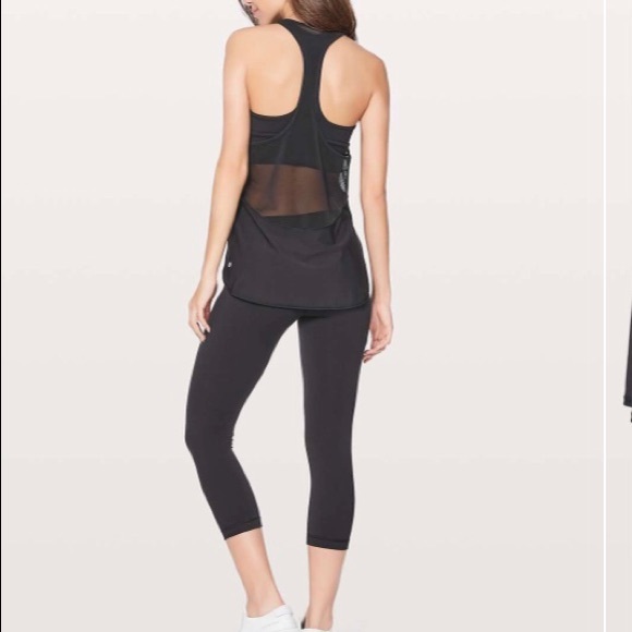 LULULEMON TWIST AROUND TANK BLACK SIZE 6 (AU 10) - Picture 2 of 10